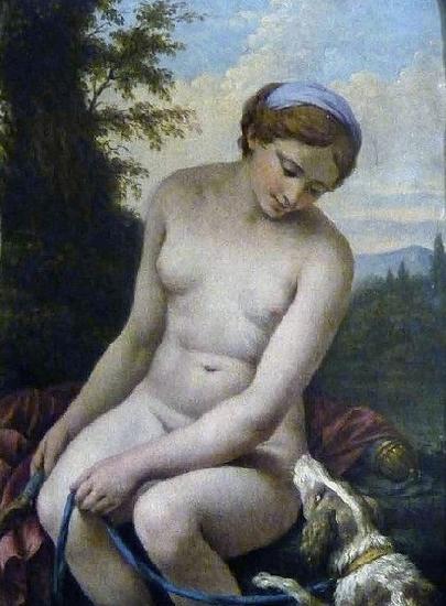 Louis Jean Francois Lagrenee Diana at her Bath France oil painting art